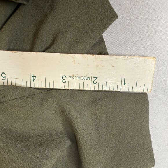 Anthropologie Women's M Green The Essential Pull-On Trouser Pockets - Picture 12 of 15